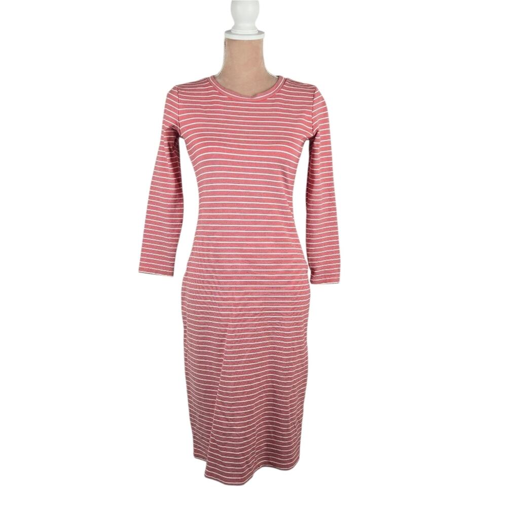 Sonnet James A Play Dress Red White Stripe Size XS